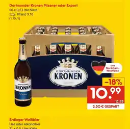 Netto Marken-Discount Dortmunder kronen pilsener oder export Angebot