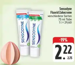 Edeka Sensodyne fluorid zahncreme Angebot