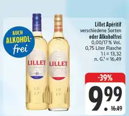 Edeka Lillet apéritif verschiedene sorten Angebot