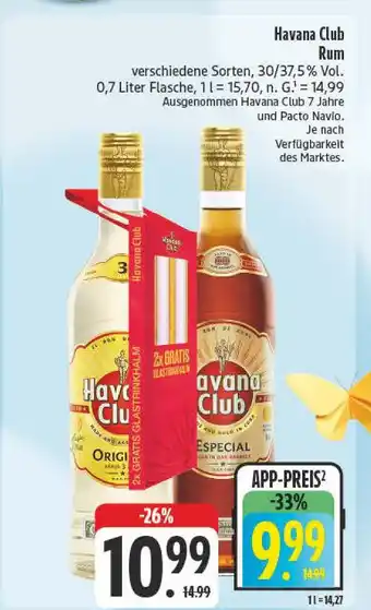 Edeka Havana club rum Angebot