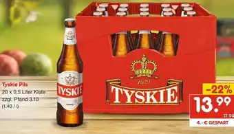 Netto Marken-Discount Tyskie pils Angebot