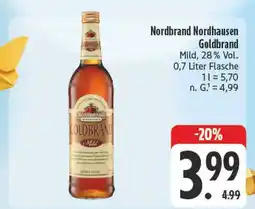 Edeka Nordbrand nordhausen goldbrand Angebot