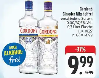 Edeka Gordon's gin Angebot