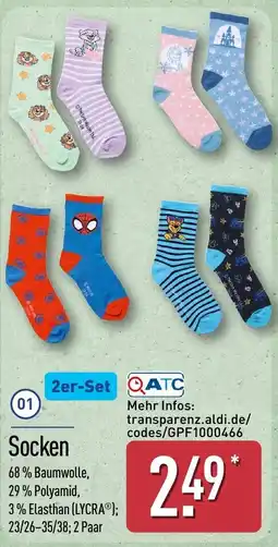 Aldi Nord Socken Angebot