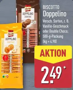 Aldi Nord BISCOTTO Doppelino Angebot