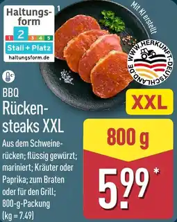 Aldi Nord BBQ Rückensteaks XXL Angebot