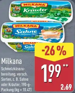 Aldi Nord Milkana Angebot