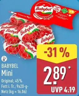 Aldi Nord BABYBEL Mini Angebot