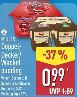 Aldi Nord MÜLLER Doppel Decker/ Wackelpudding Angebot