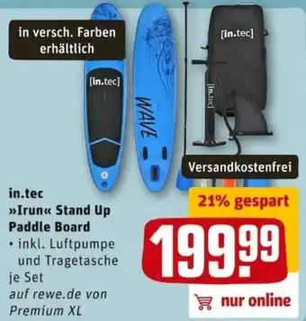 REWE City in.tec Irun Stand up Paddle Board Angebot