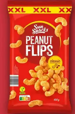 Aldi Nord Sun Snacks Erdnussflips Vegan XXL Angebot