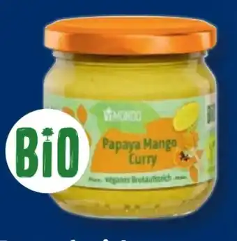 Lidl Vemondo Bio Veganer Brotaufstrich Papaya Mango Curry Angebot