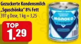 Mix Markt Gezuckerte Kondensmilch Sguschönka Angebot
