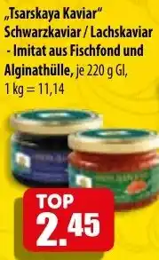 Mix Markt Tsarskaya Kaviar Schwarzkaviar/Lachskaviar Angebot