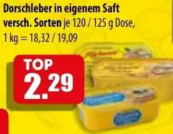 Mix Markt Dorschleber in eigenem Saft Angebot