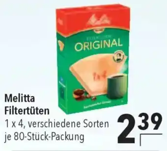 CITTI Markt Melitta Filtertüten Angebot