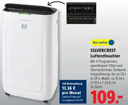 Lidl SILVERCREST Luftentfeuchter Angebot