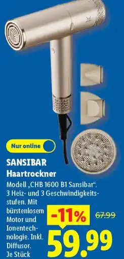 Lidl SANSIBAR Haartrockner Angebot