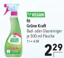 CITTI Markt fit Grüne Kraft Bad- oder Glasreiniger Angebot