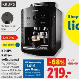 Lidl KRUPS Kaffeevollautomat Angebot