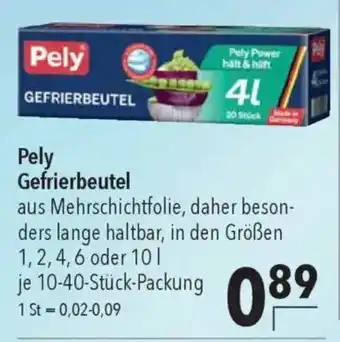 CITTI Markt Pely Gefrierbeutel Angebot