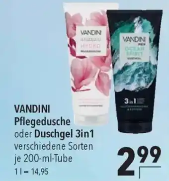 CITTI Markt VANDINI Pflegedusche oder Duschgel 3in1 Angebot