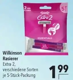 CITTI Markt Wilkinson Rasierer Extra 2 Angebot