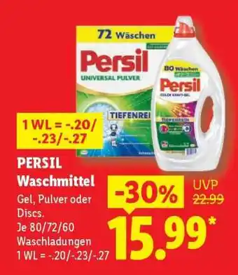 Lidl PERSIL Waschmittel Angebot