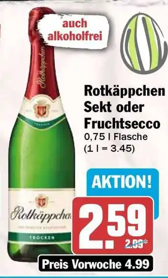 HIT Rotkäppchen Sekt oder Fruchtsecco Angebot