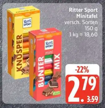 Edeka Ritter Sport Minitafel Angebot