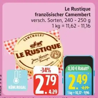 Edeka Le Rustique französischer Camembert Angebot