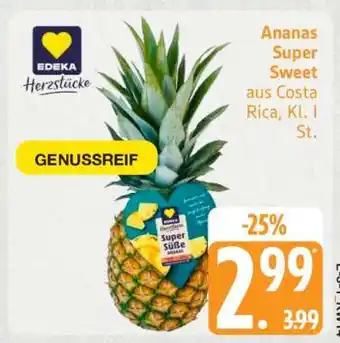 Edeka Ananas 'super sweet' Angebot