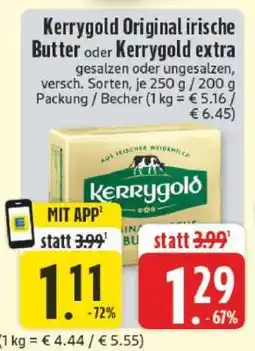 Edeka Kerrygold Original irische Butter oder Kerrygold extra Angebot
