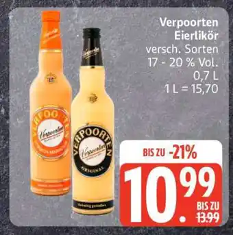 Edeka VERPOORTEN Eierlikör Angebot