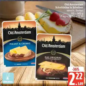 Edeka Old Amsterdam Schnittkäse in Scheiben Angebot