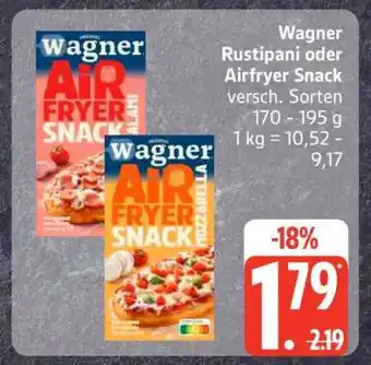 Edeka Wagner Rustipani oder Airfryer Snack Angebot