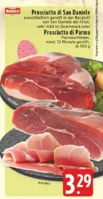 Edeka Prosciutto di San Daniele oder Prosciutto di Parma Angebot