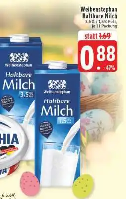 Edeka Weihenstephan Haltbare Milch Angebot