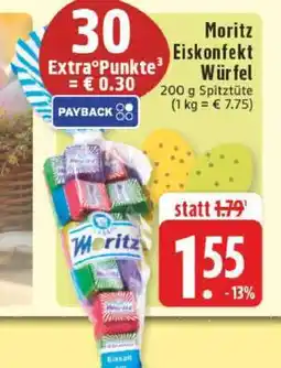Edeka Moritz Eiskonfekt Würfel Angebot