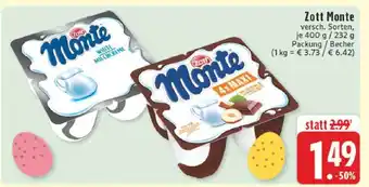 Edeka Zott Monte Angebot