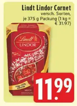 Edeka Lindt Lindor Cornet Angebot