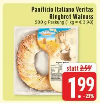 Edeka Panificio Italiano Veritas Ringbrot Walnuss Angebot