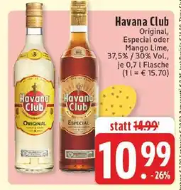 Edeka Havana Club Original, Especial oder Mango Lime Angebot