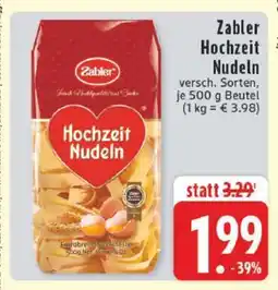 Edeka Zabler Hochzeit Nudeln Angebot