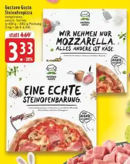 Edeka Gustavo Gusto Steinofenpizza Angebot