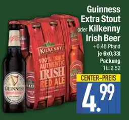 Edeka Guinness Extra Stout oder Kilkenny Irish Beer Angebot