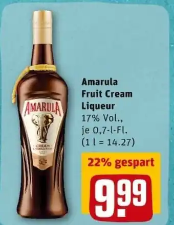 REWE City Amarula Fruit Cream Liqueur 0,7L Angebot