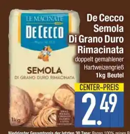 Edeka De Cecco Semola Di Grano Duro Rimacinata Angebot