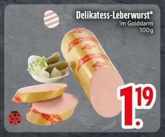 Edeka Delikatess- Leberwurst Angebot