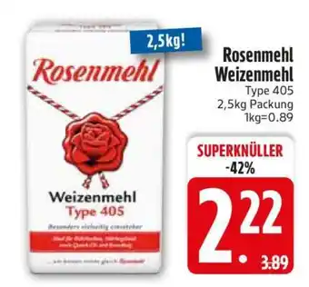Edeka Rosenmehl Weizenmehl Type 405 Angebot